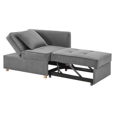 Canapea extensibilă, gri, OSVALDO