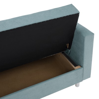 Canapea extensibilă, mentă, LILANA