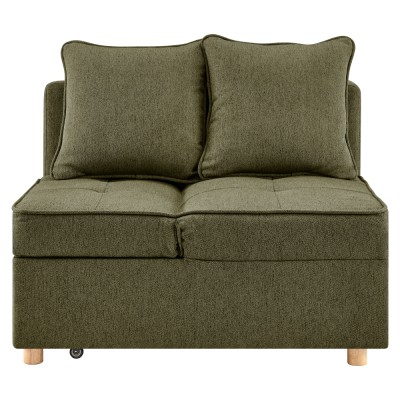 Canapea extensibilă, verde, OSVALDO