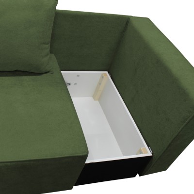Canapea extensibilă, verde, PEGY P