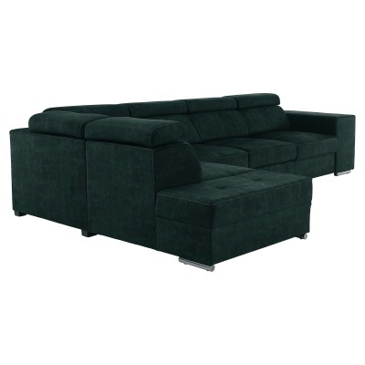 Canapea, smarald, pe stânga, MALAGA BIG