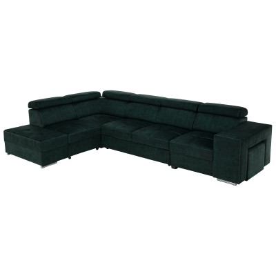 Canapea, smarald, pe stânga, MALAGA BIG