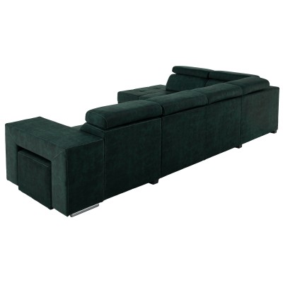 Canapea, smarald, pe stânga, MALAGA BIG