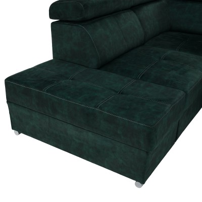 Canapea, smarald, pe stânga, MALAGA BIG