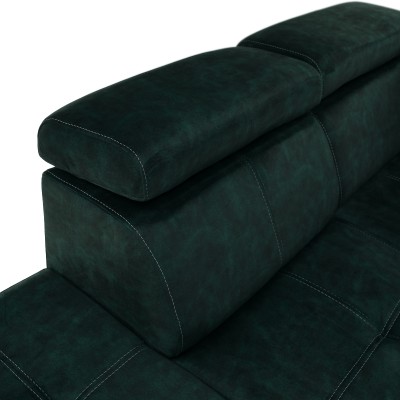 Canapea, smarald, pe stânga, MALAGA BIG