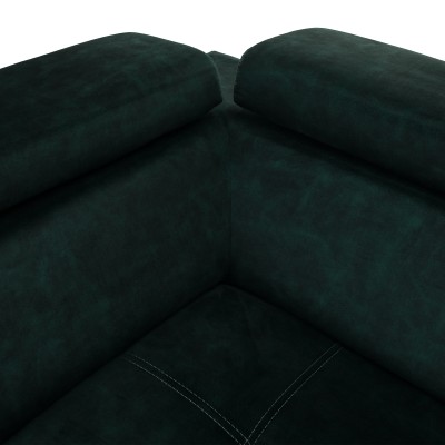 Canapea, smarald, pe stânga, MALAGA BIG