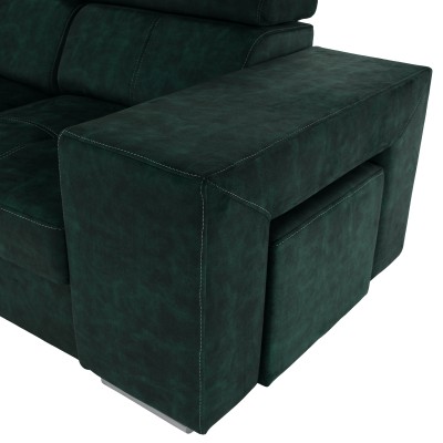 Canapea, smarald, pe stânga, MALAGA BIG