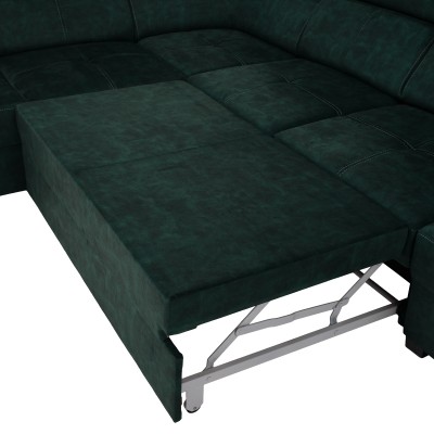 Canapea, smarald, pe stânga, MALAGA BIG