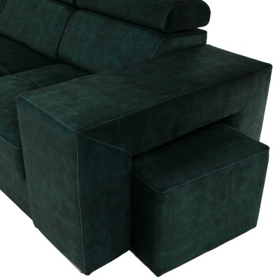 Canapea, smarald, pe stânga, MALAGA BIG