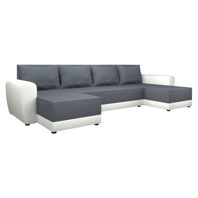 Canapea universală, gri/alb, DAKAR NEW U