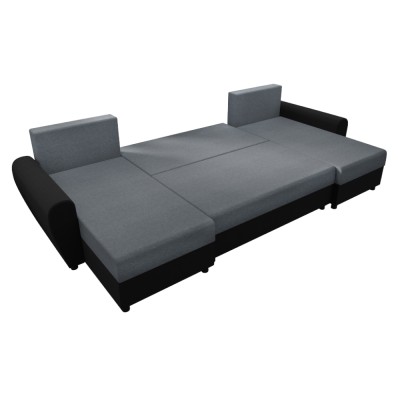 Canapea universală, gri/negru, DAKAR NEW U