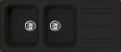 Chiuveta dublă, antracit, SMEG - LZ116A2