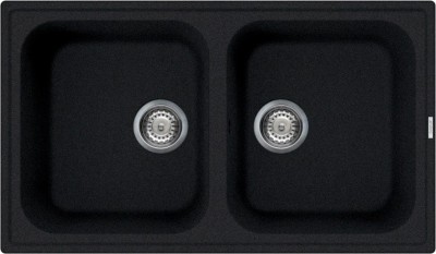 Chiuveta dublă, negru, SMEG - LZ862A2