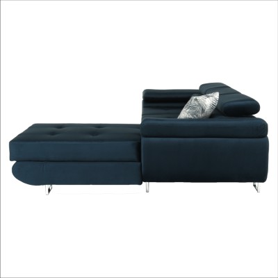 Colţar, albastru, model dreapta, AMARETA