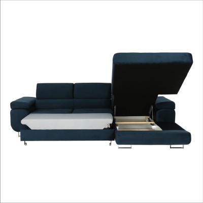 Colţar, albastru, model dreapta, AMARETA