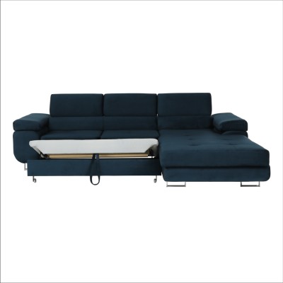 Colţar, albastru, model dreapta, AMARETA