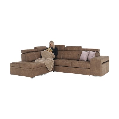 Colţar extensibil, maro, LANZA