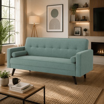Colţar extensibil, material verde-mentol, OTISA