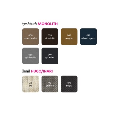 Colțar extensibil, smarald, AMELIA 2