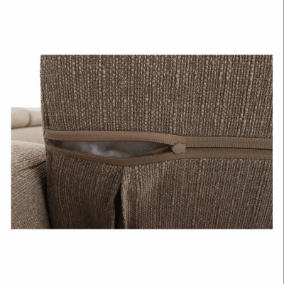 Colţar, maro/ bej, model stânga, AMARETO NEW