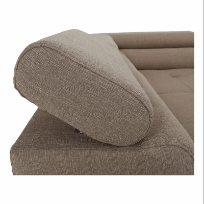 Colţar, maro/ bej, model stânga, AMARETO NEW