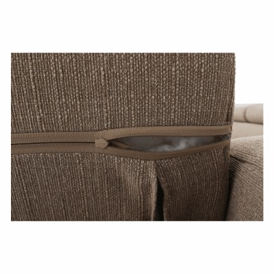 Colţar, maro/bej, model dreapta, AMARETO NEW