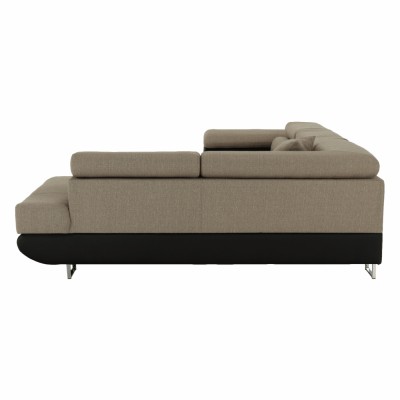 Colţar, maro/bej, model dreapta, AMARETO NEW