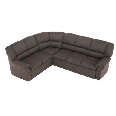 Colţar, S, extensibil/spaţiu pentru depozitare, maro, AMELIA