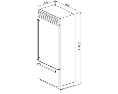 Combina frigorifica SMEG - RF396LSIX