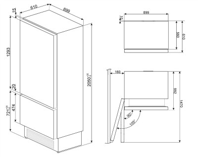 Combina frigorifica SMEG - RI96LSI