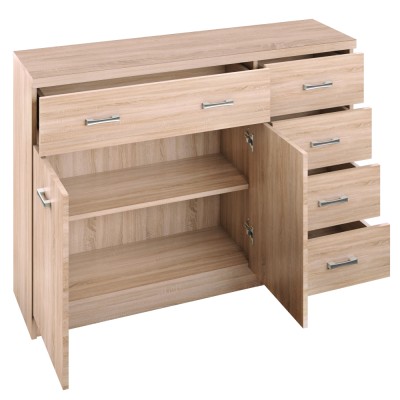 Comodă 2D5S, stejar Sonoma, TOPTY TIP 22