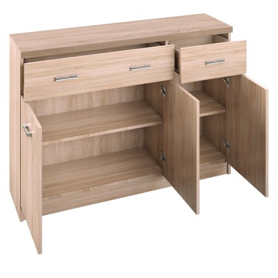 Comodă 3D2S, stejar Sonoma, TOPTY TIP 23