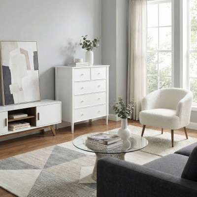 Comodă, albă, TEANA