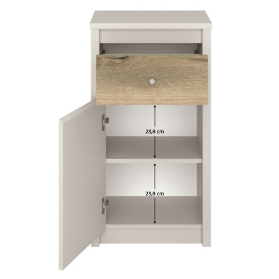 Comodă, caşmir/stejar evoke, KAROS 1D1S