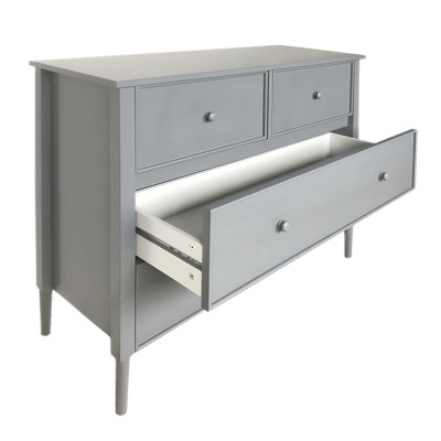 Comodă, gri, AVIELA