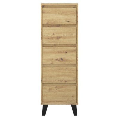 Comodă, stejar artisan, BOGAN NEW 5S40