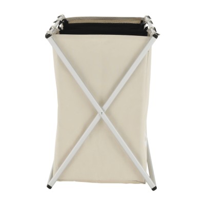 Coş de rufe din pânză, gri-bej, LAUNDRY 3