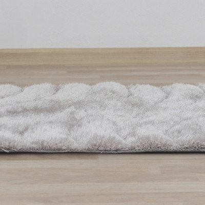 Covor 170x240 cm, alb/ gri, SELMA