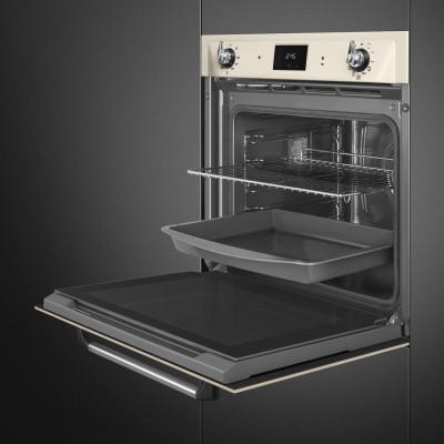 Cuptor incorporabil SMEG, crem - SOP6900TP