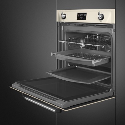 Cuptor incorporabil SMEG, crem - SOP6902S2PP