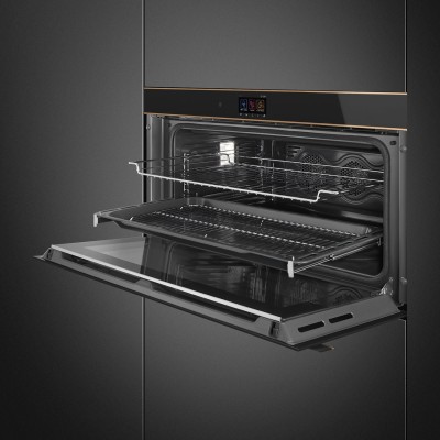 Cuptor incorporabil SMEG, negru - SFPR9604TNR