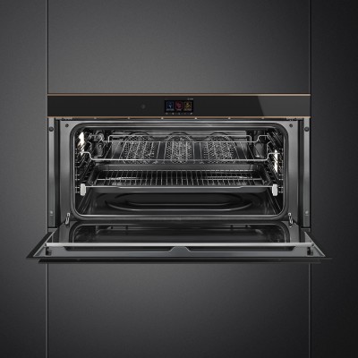 Cuptor incorporabil SMEG, negru - SFPR9604TNR