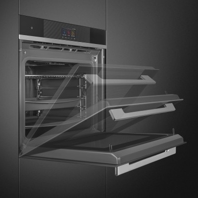 Cuptor incorporabil SMEG, negru - SO6104APN