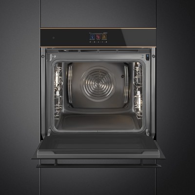 Cuptor incorporabil SMEG, negru - SOP6604S2PNR