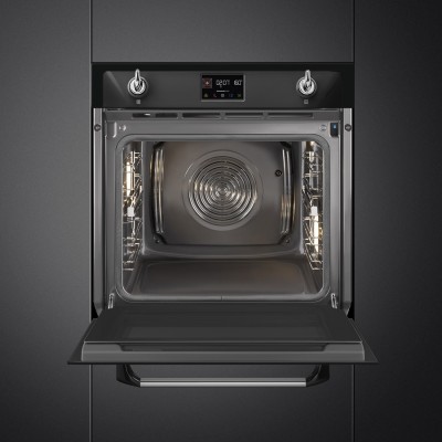 Cuptor incorporabil SMEG, negru - SOP6902S2PN