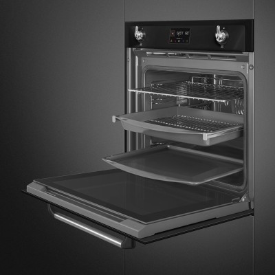Cuptor incorporabil SMEG, negru - SOP6902S2PN