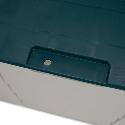 Cutie de depozitare pentru grădină, gri/verde, KORTEZ