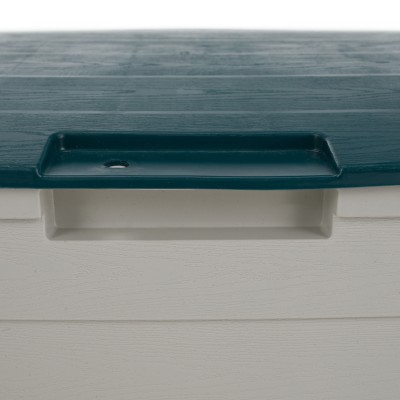 Cutie de depozitare pentru grădină, gri/verde, KORTEZ