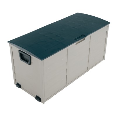 Cutie de depozitare pentru grădină, gri/verde, KORTEZ