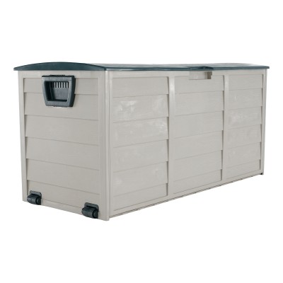 Cutie de depozitare pentru grădină, gri/verde, KORTEZ